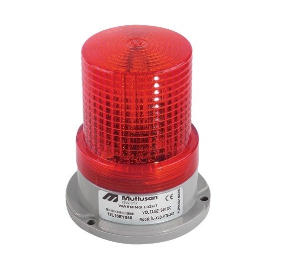 Mutlusan T6 Serisi Multi Buzzer Fonksiyon İkaz Lambası 24Vdc 129 087 000443