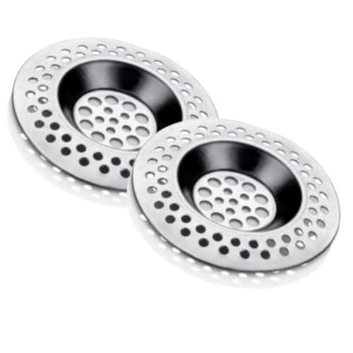 Banyo/Küvet Delikleri Gider Temizliği Uzun Ömürlü Metalik Süzgeç 2'li 8 cm Lavabo Süzgeci Evye Süzgeç Set Pratik Mutfak Aleti