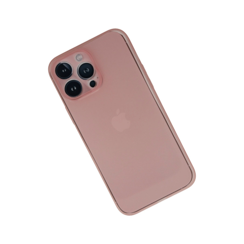 Apple İphone 13 Pro Max Kılıf Pp Ultra İnce Kapak - Pembe