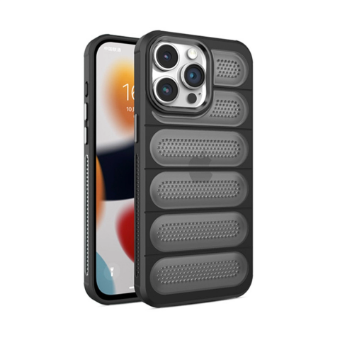 Apple İphone 15 Pro Kılıf Airmax Silikon Kapak - Siyah