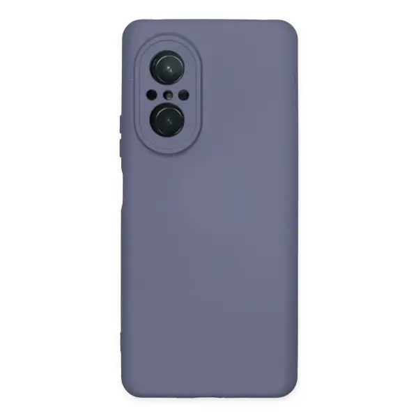 Huawei Nova 9 SE Kılıf Nano içi Kadife Silikon - Gri