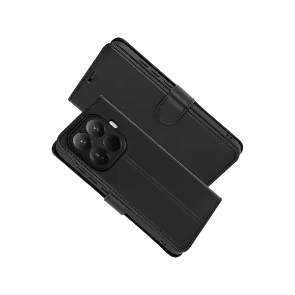 Xiaomi Mi 15T Pro Trend S Plus Kapaklı Kılıf - Siyah