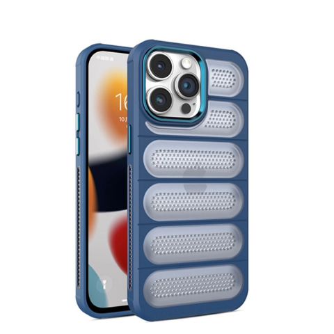Apple İphone 15 Pro Kılıf Airmax Silikon Kapak - Lacivert
