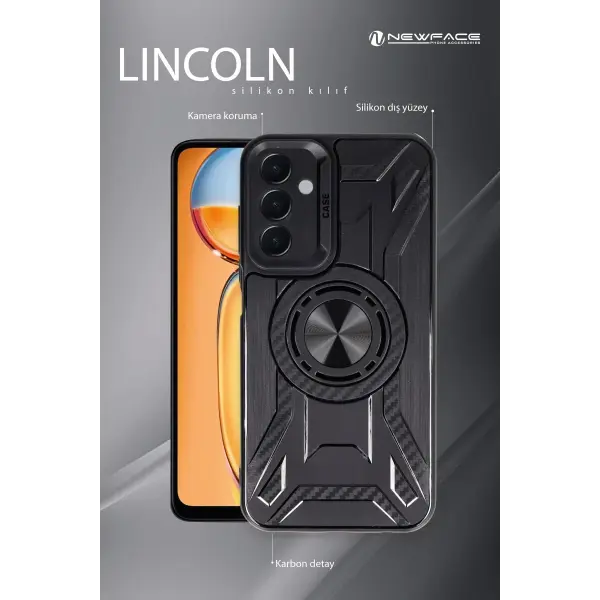 Samsung Galaxy A25 5G Kılıf Lincoln Silikon - Koyu Yeşil