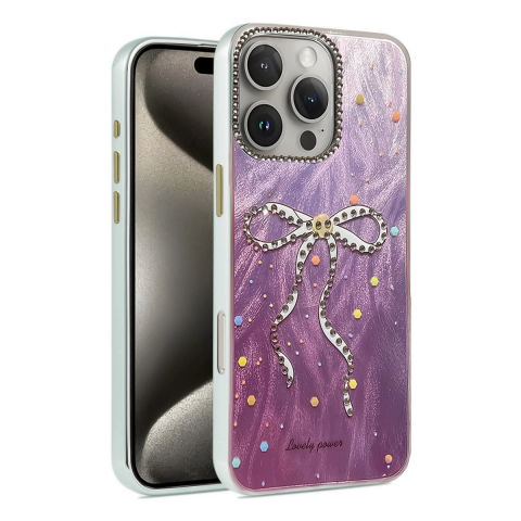 Apple İphone 16 Pro Max Kılıf Blade Aynalı Desenli Kapak - Desen 1