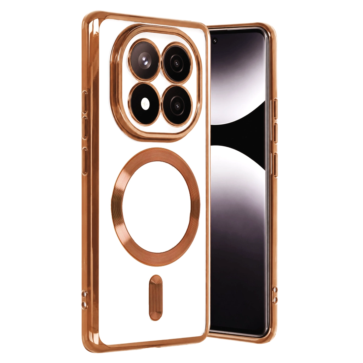 Xiaomi Redmi Note 15 4g Kross Magneticsafe Kapak - Turuncu