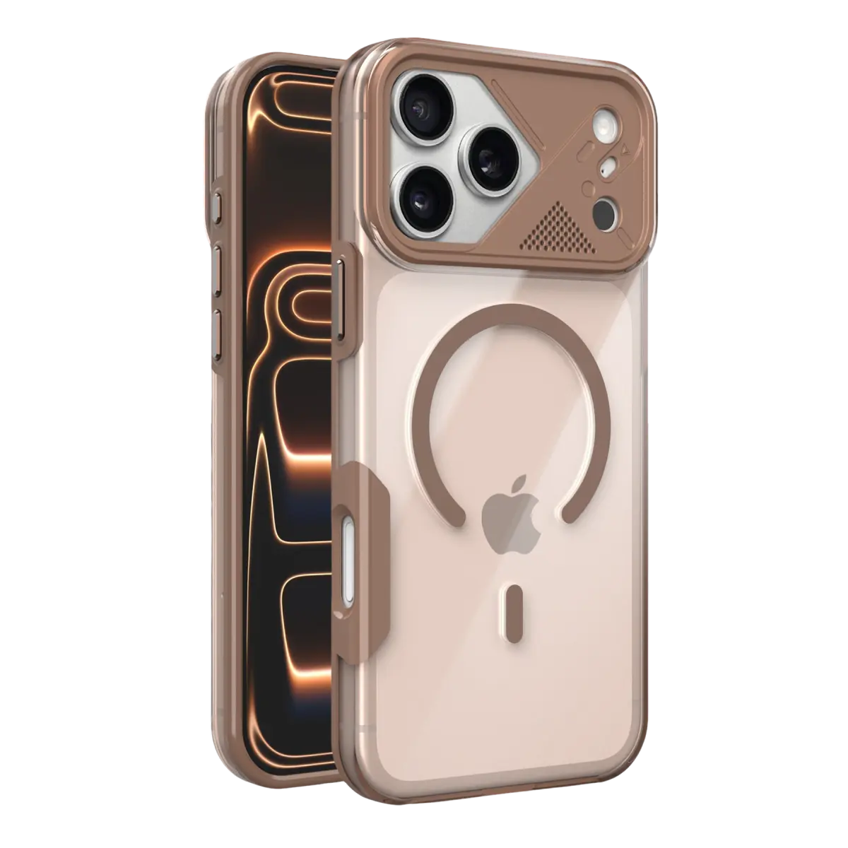 Joko Apple iPhone 17 Pro/18 Pro Zinko Magsafe Kapak - Çöl Titanyum