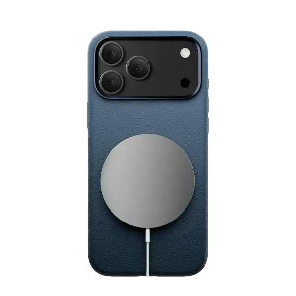 Joko Apple iPhone 17 Pro/18 Pro Wonder Deri Magsafe Kapak - Lacivert
