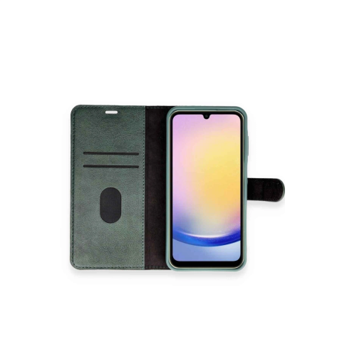 Samsung Galaxy S25 Ultra Kılıf Trend S Plus Kapaklı Kılıf - Yeşil