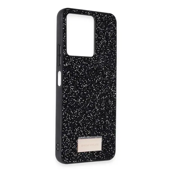 Onegif Xiaomi Redmi 13C Bright Simli Kapak - Pembe