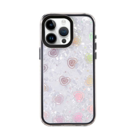 Apple İphone 15 Pro Lumi Desenli Kapak - Siyah