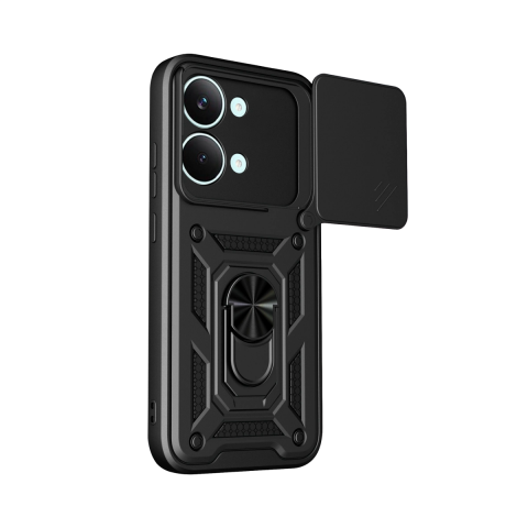 Xiaomi Poco X8 Pro Max Pars Lens Yüzüklü Silikon - Siyah