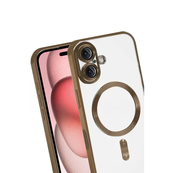 Apple iPhone 17 Kross Magneticsafe Kapak - Çöl Titanyum