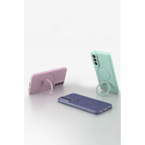 Samsung Galaxy A57 5g Regal Magsafe Standlı Kapak - Yeşil