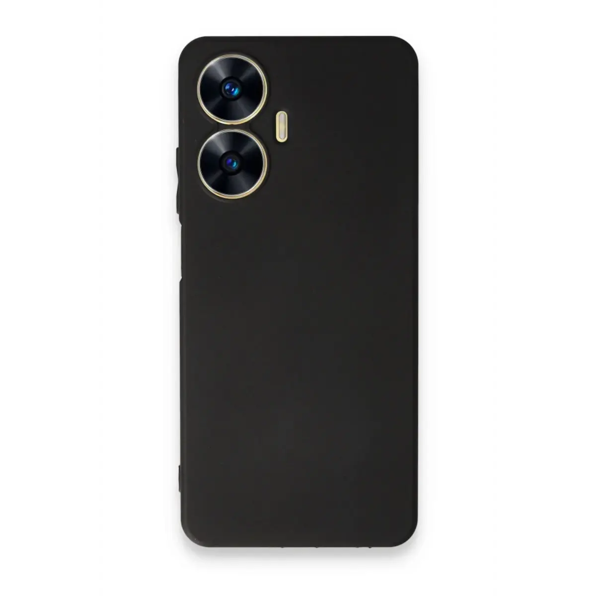Realme C55 Kılıf First Silikon - Siyah