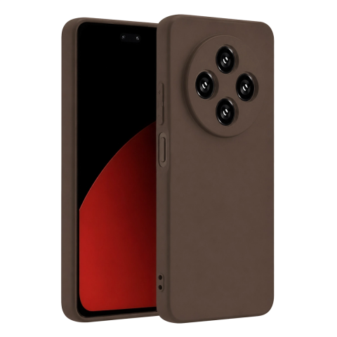 Xiaomi Redmi 14c Kılıf First Silikon - Kahverengi