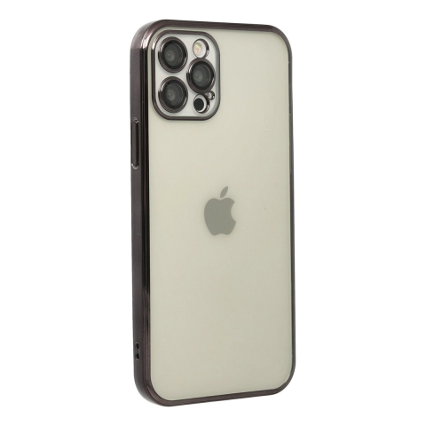 Apple İphone 12 Pro Max Kılıf Razer Lensli Silikon - Siyah