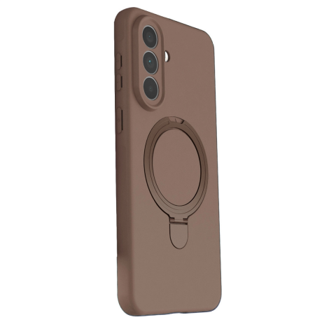 Samsung Galaxy A57 5g Regal Magsafe Standlı Kapak - Çöl Titanyum