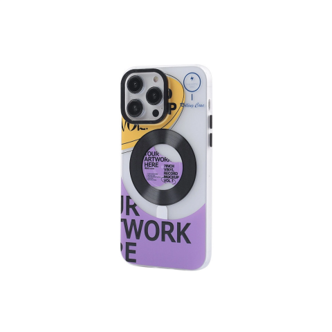 Apple İphone 13 Pro Kılıf Apollo Magneticsafe Desenli Kapak - Apollo Şeffaf - 6