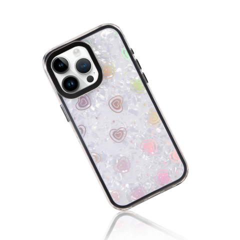 Apple İphone 15 Pro Max Lumi Desenli Kapak - Siyah