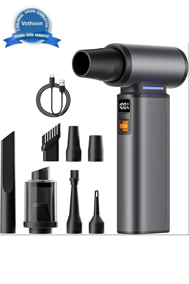 Violent Turbo Jet Fan Süpürge Özellikli 130000rpm Ultra Güçlü Motor Güçlü Vakum 4000mah Bataryalı F1