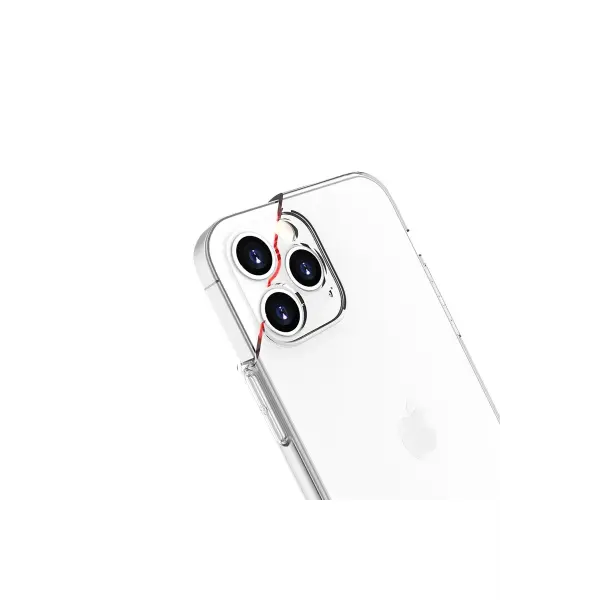 Apple iPhone 13 Pro Max Kılıf Lüx Şeffaf Silikon