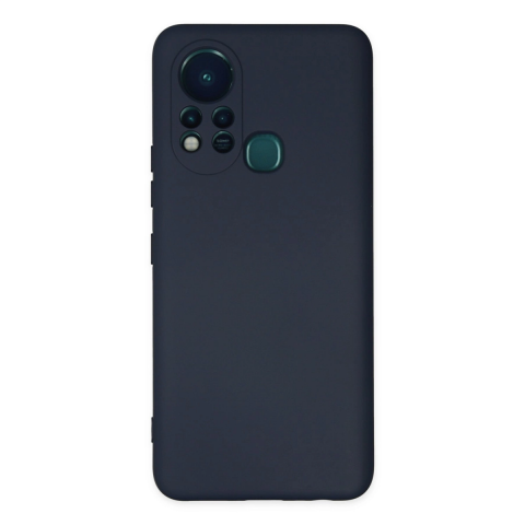İnfinix Hot 11s Kılıf Nano İçi Kadife Silikon - Lacivert