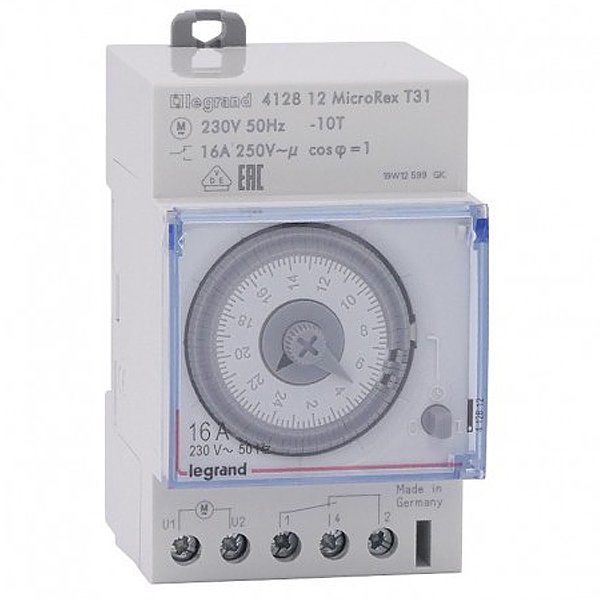 Legrand 412812 Yatay Zaman Saati Analog