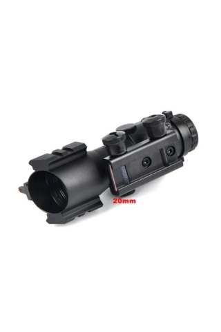 Spıke 4x32 Kırmızı Işıklı  Dürbünü 4x32