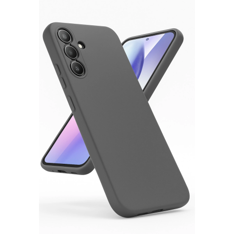 Samsung Galaxy A24 4g Kılıf First Silikon - Gri