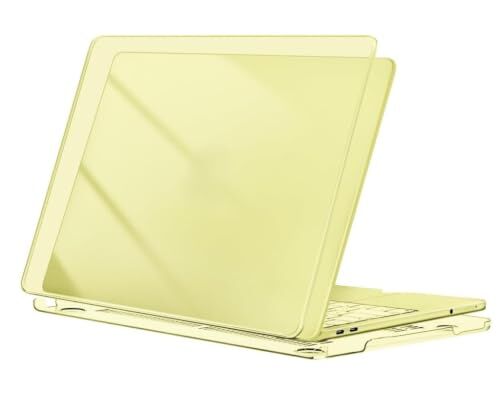 Macbook Neo 13 İnç A18 Pro A3404 ile Uyumlu Kılıf +2adet Ekran Koruyucu +OTG +Klavye Koruyucu Sarı