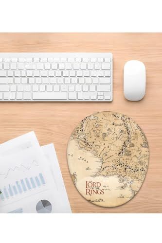 Lotr Yüzüklerin Efendisi Orta Dünya Bilek Destekli Mouse Pad