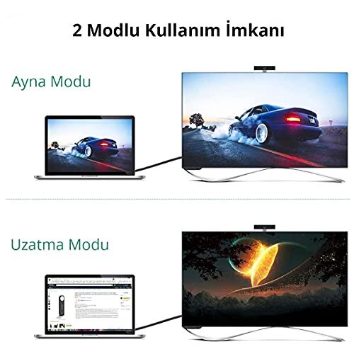 Vga USB to Dvı-D 24+1 Dişi Görüntü Aktarma Kablosu
