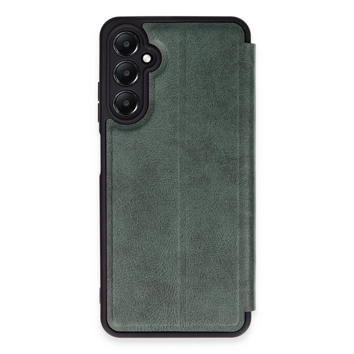 Samsung Galaxy A15 4g Kılıf Flip Cover - Koyu Yeşil