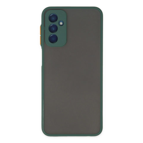 Samsung Galaxy M13 Kılıf Montreal Silikon Kapak - Yeşil