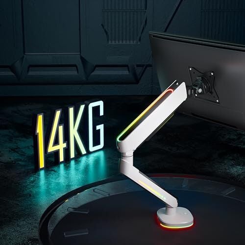 G100 Gaming 24-45” RGB Monitör Standı (Maks: 13 kg)