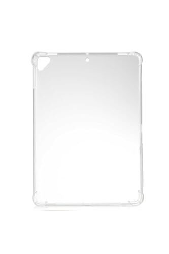 iPad 9.7 2017 (5.Nesil) ile Uyumlu, Nitro Anti Shock Silikon Tablet Kılıfı, Renksiz