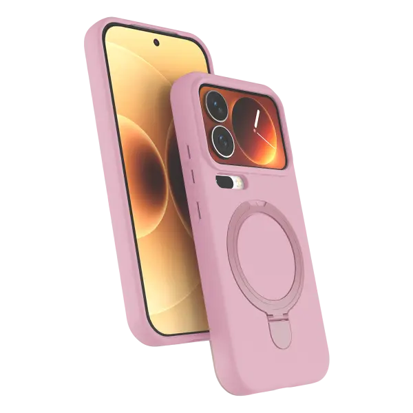 Xiaomi Mi 17 Pro Regal Magsafe Standlı Kapak - Açık Pembe