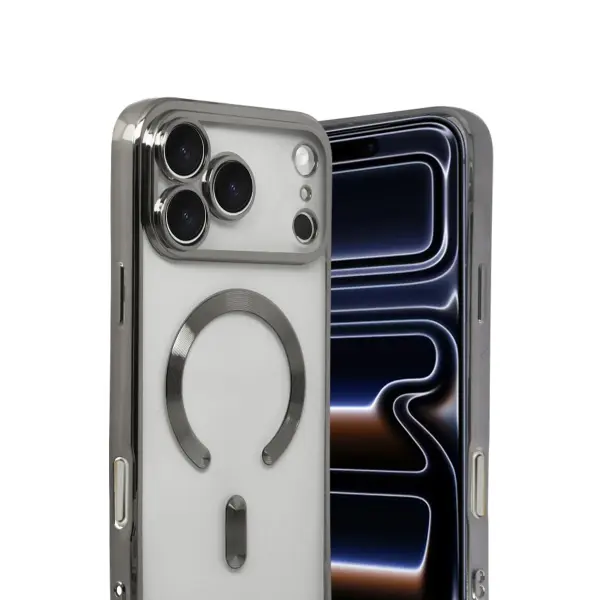Apple iPhone 17 Pro Max Kross Magneticsafe Kapak - Titan Gri