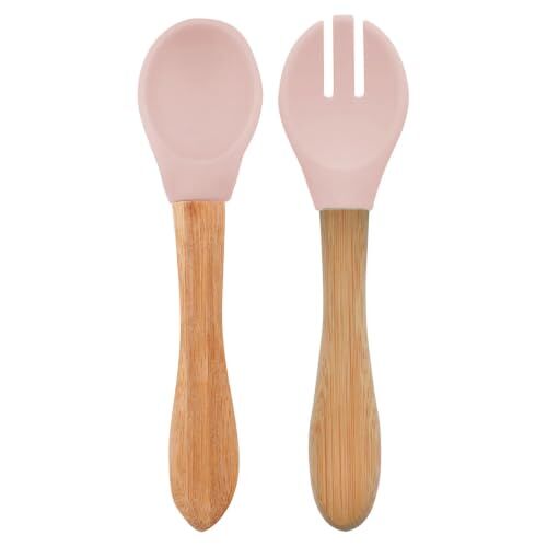 Mama Kaşığı ve Çatal Seti 010600 Pinky Pink