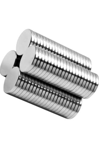 Yuvarlak Neodyum Mıknatıs, 10 Mm X 1 Mm, Güçlü Magnet, 10 Adet