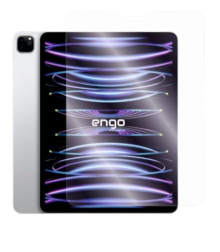 Apple iPad Pro 12.9 İnç 6. Nesil ile Uyumlu 9H Temperli Kırılmaz Esnek Nano Cam Mat Ekran Koruyucu