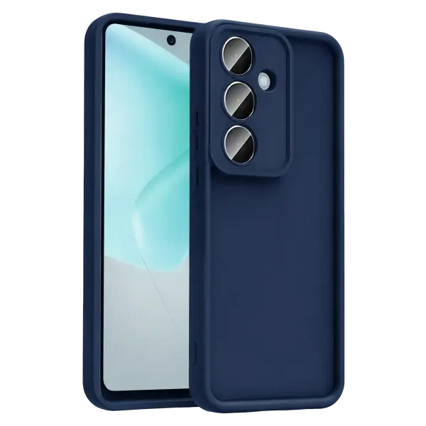 Samsung Galaxy A57 5G Viera Silikon - Lacivert