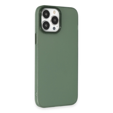 Apple İphone 14 Pro Max Kılıf Modos Metal Kapak - Koyu Yeşil
