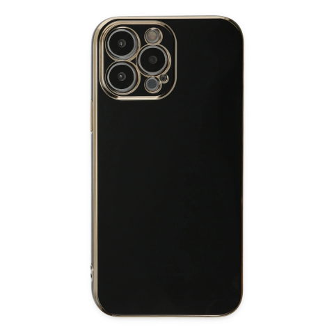 Apple İphone 14 Pro Max Kılıf Volet Silikon - Siyah