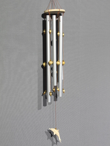 Boncuklu Metal Rüzgar Çanı 3dıarta-29