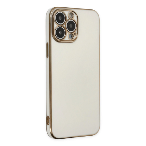 Apple İphone 14 Pro Max Kılıf Volet Silikon - Beyaz