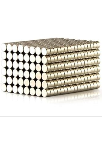 100 Adet 5X3 Mm Yuvarlak Güçlü Neodyum Mıknatıs, Çap: 5 Mm X Kalınlık: 3 Mm
