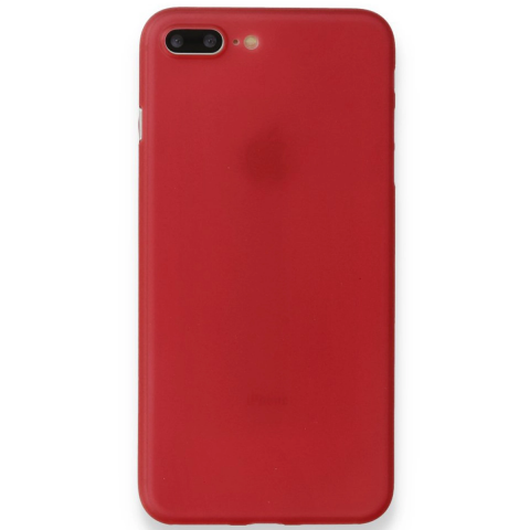 Apple İphone 8 Plus Kılıf Pp Ultra İnce Kapak - Kırmızı
