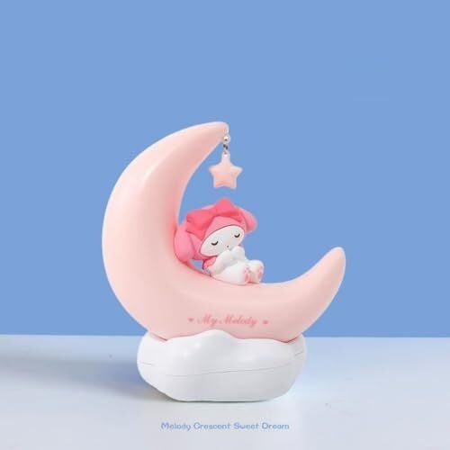 Kawaii Gece Lambası, Sevimli Anime Karakter LED Işık, Şarj Edilebilir Masa Lambası (Kutulu MM)